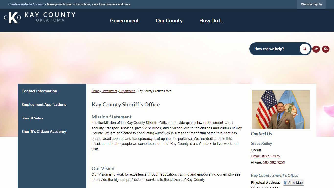 Kay County Sheriff's Office | Kay County, OK