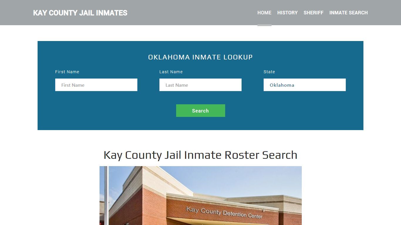 Kay County Jail Inmate Roster Lookup, Newkirk, OK